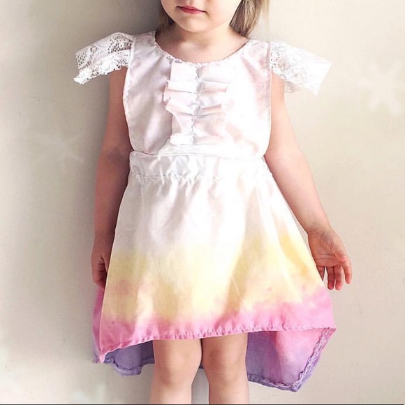 Size 2T handmade hand-dyed dress - Picture 4 of 8